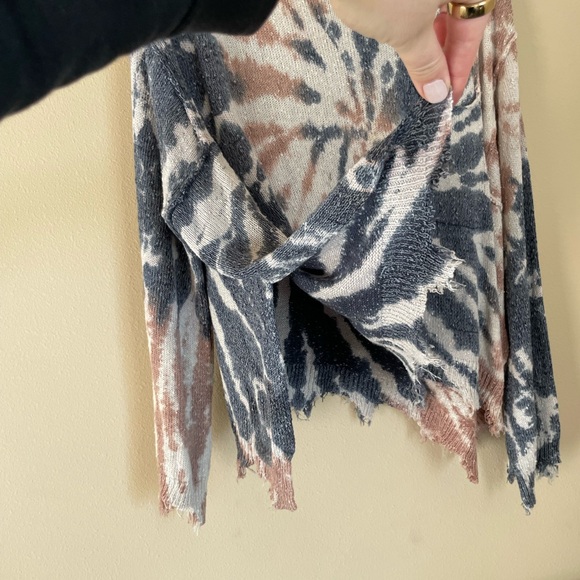 Peach Love Knit Tye Dye sweater - Picture 2 of 2